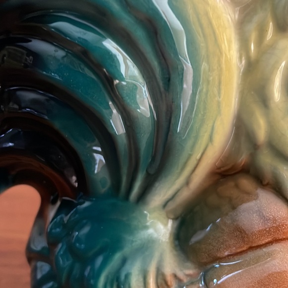 VINTAGE Royal Copley rooster vase chicken farmhouse - Picture 14 of 14